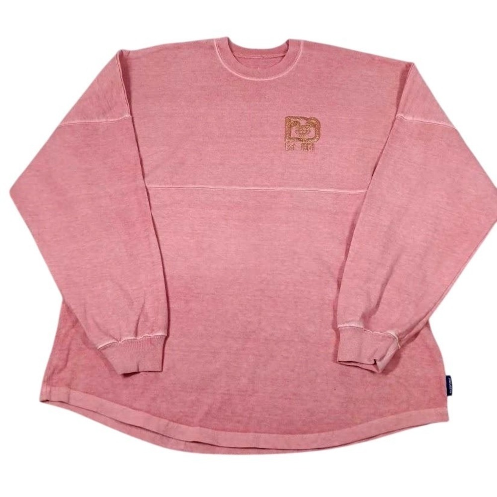 Disney‎ Spirit Jersey Sweatshirt Womens Large Pink Walt Disney World Mickey